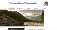 Desktop Screenshot of creativefinancialstrategies.com